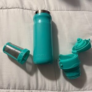 16oz Travel Tea Mug with Infuser and Lid. Vacuum Insulated Stainless Steel Mug